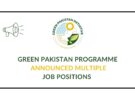 Green Pakistan Programme – Jobs