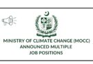 Ministry of Climate Change (MOCC) Jobs