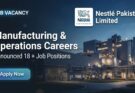 Nestlé Pakistan Limited Multiple Jobs 2026
